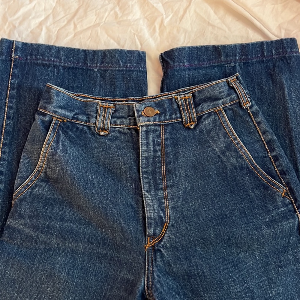 SALE!! DEAL!! RARE Vtg TYME 70s 80s ﻿High Waisted Jeans - Picture 7 of 9